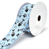 Kitty Paws and Fish Bones Wired Linen Ribbon, 1-1/2-Inch, 10-Yard