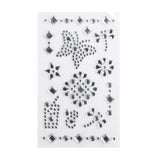 Self-Adhesive Rhinestone Stickers, Butterfly, 14-count