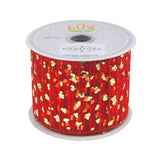 Glitter Stripes Confetti Christmas Ribbon, 2-1/2-Inch, 10 Yards