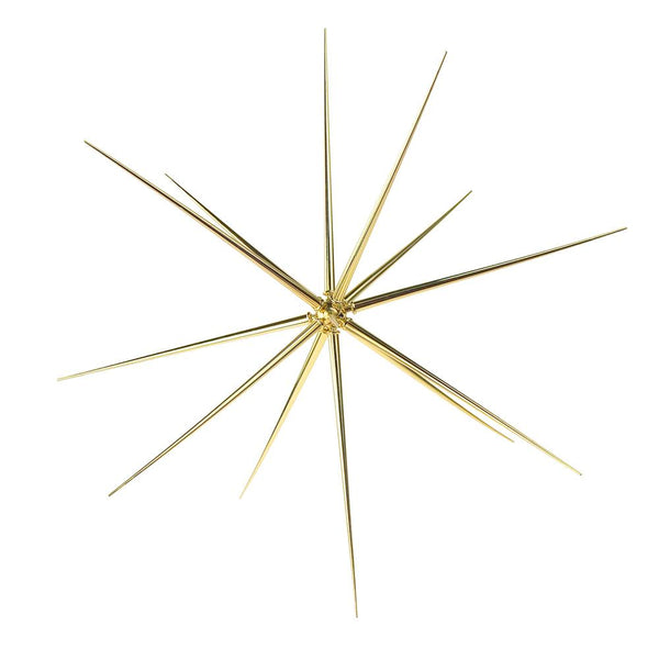 Hanging 14-Point Starburst Party Ornament, Gold, 18-Inch