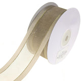 Gold-Lined Satin Edge Organza Ribbon, 1-1/2-Inch, 25-Yard