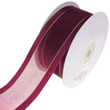 Gold-Lined Satin Edge Organza Ribbon, 1-1/2-Inch, 25-Yard