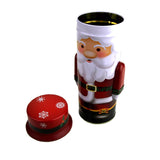 Nutcracker Santa Clause Tin Christmas Box, 9-1/2-Inch