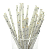 Star Paper Straws, 7-3/4-inch, 25-Piece