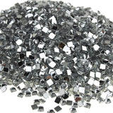 Square-Shaped Acrylic Rhinestone Diamonds, 6mm