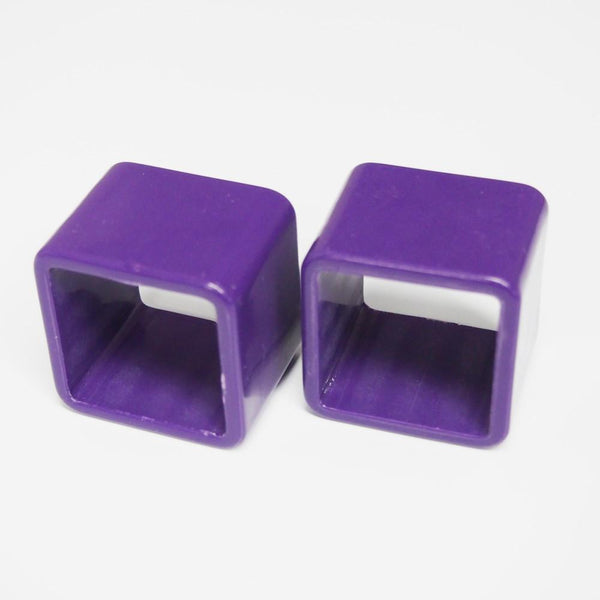 Plastic Ring Napkin Holder, Square, 6-Piece, Purple