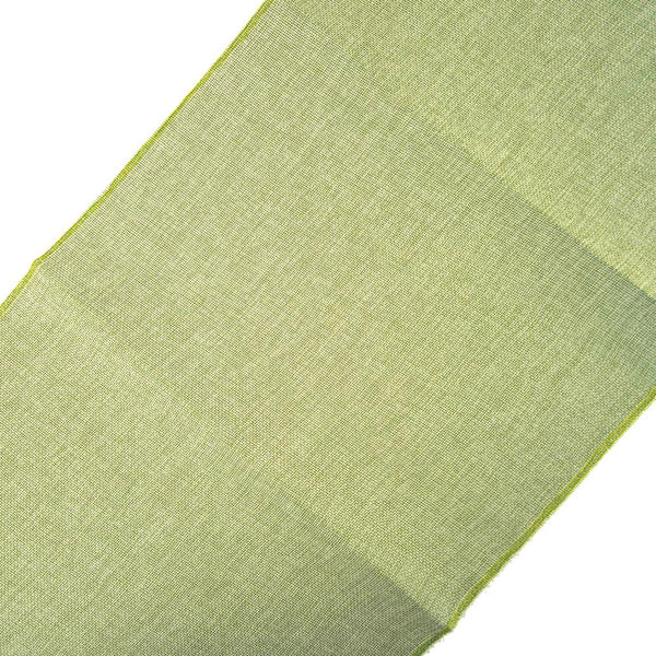 Faux Jute Rectangular Table Runner, Moss Green, 72-Inch