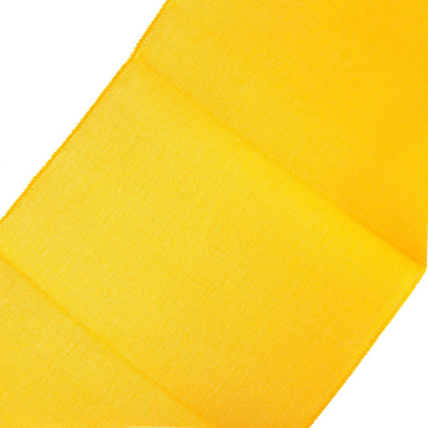 Faux Jute Rectangular Table Runner, Marigold, 72-Inch