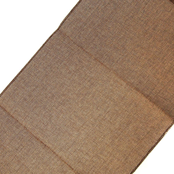 Faux Jute Rectangular Table Runner, Brown, 72-Inch