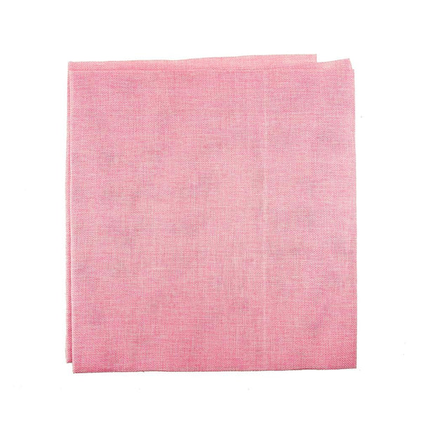 Faux Jute Square Table Overlay, Pink, 56-Inch