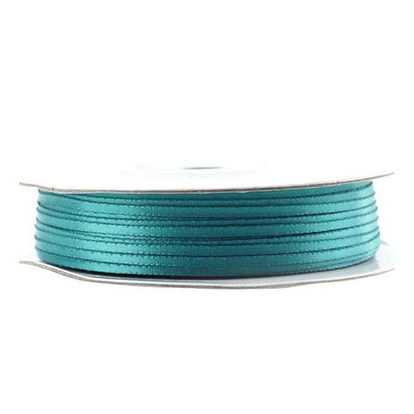 Double Faced Satin Ribbon, 1/16-inch, 100-yard, Turquoise