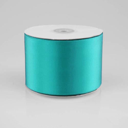 Double Faced Satin Ribbon, 2-1/2-inch, 25-yard, Turquoise