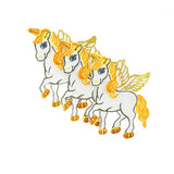 Glittered Unicorn EVA Foam Cut Outs, 5-Inch, 10-Count