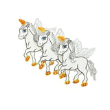 Glittered Unicorn EVA Foam Cut Outs, 5-Inch, 10-Count