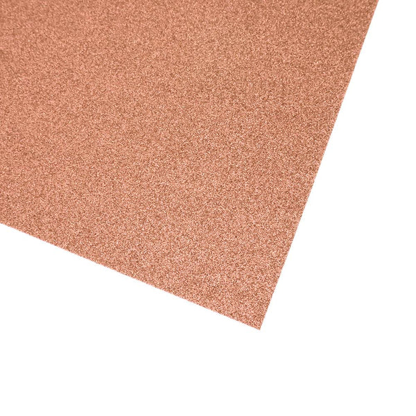 Glitter EVA Foam Sheets, 12-Inch x 20-Inch, 10-Count, Rose Gold