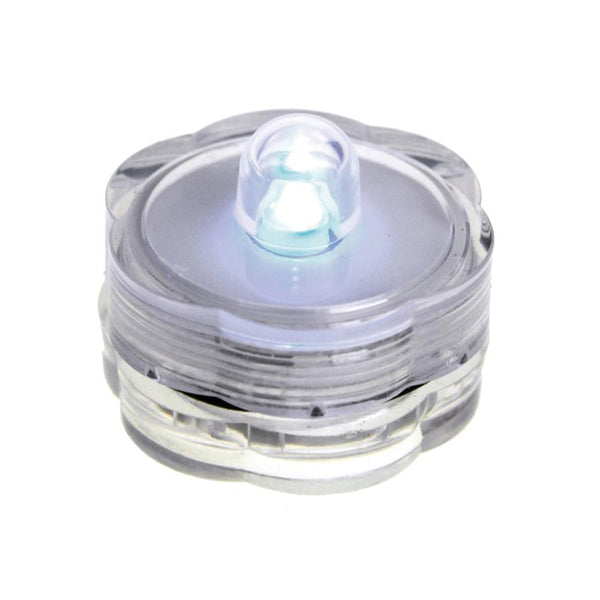 LED Floral Water Submersible Base Lights, 12-Piece, White