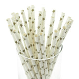 Star Paper Straws, 7-3/4-inch, 25-Piece