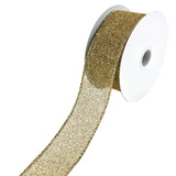 Christmas Glitzy Net Wired Ribbon, 1-1/2-Inch, 10-Yard