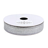 Sparkling Glitter Wired Ribbon, 5/8-Inch, 10-Yard