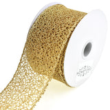 Glitter Webbing Wired Ribbon, 2-1/2-Inch, 10-Yard