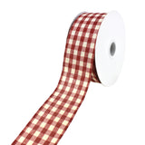 Rustic Picnic Gingham Wired Ribbon, 1-1/2-Inch, 10-Yard