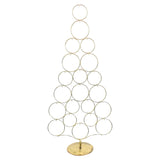 Metal Christmas Tree Hanging Ornament Rack, 42-Inch - Gold