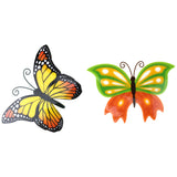 Butterfly 3D Wall Stickers, 4-7/8-Inch, 6-Piece