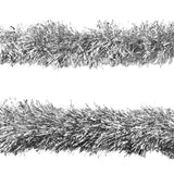 Tinsel Foil Christmas Garland, 6-1/2-Feet - Silver