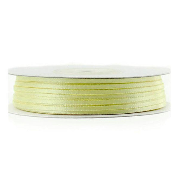 Double Faced Satin Ribbon, 1/16-inch, 100-yard, Baby Maize Yellow