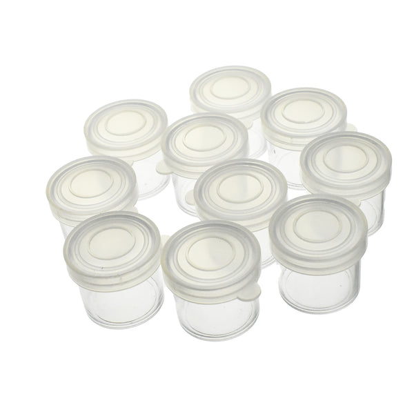 Plastic Craft Cups, 1-Inch x 1-1/10-Inch, 10-Count