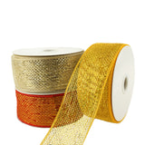 Decorative Metallic Mesh Ribbon, 2-1/2-Inch, 25-Yard