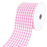 Gingham Canvas Wired Ribbon, 2-1/2-Inch, 10-Yard