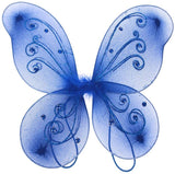 Organza Butterfly Fairy Wings w/ Rhinestone Glitters