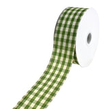 Rustic Picnic Gingham Wired Ribbon, 1-1/2-Inch, 10-Yard