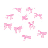 Sheer Satin Edge Twist Tie Bows, 3-1/4-Inch, 100-Count