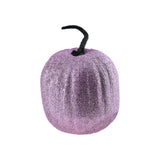 Artificial Glittered Foam Pumpkin Decor, 6-Inch