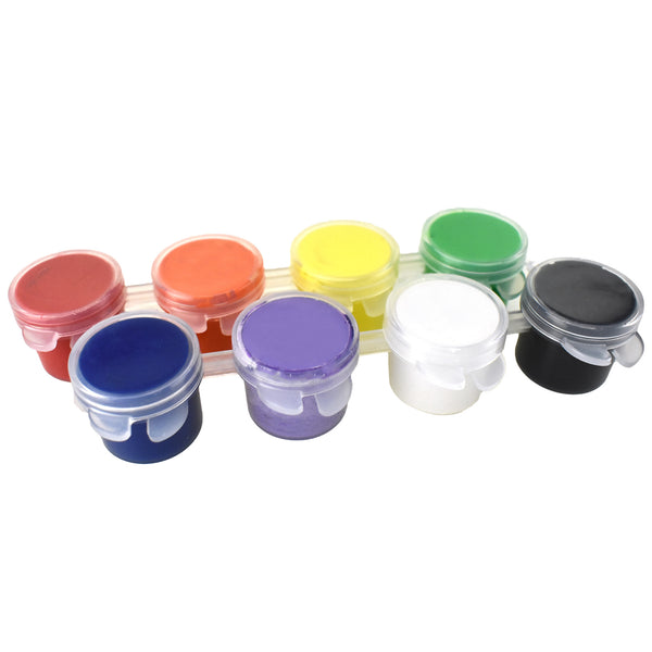 Assorted Acrylic Paint Pots, Primary, , 8-Piece