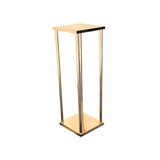 Metallic Pillar Centerpiece Stand, 30-Inch