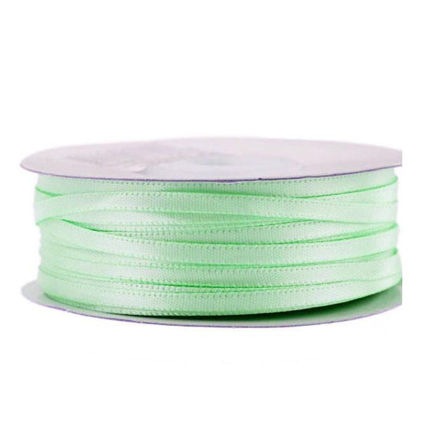 Double Faced Satin Ribbon, 1/8-inch, 100-yard, Mint Green