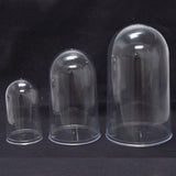 Plastic Dome Display Case w/ Clear Base, 6-inch, Medium