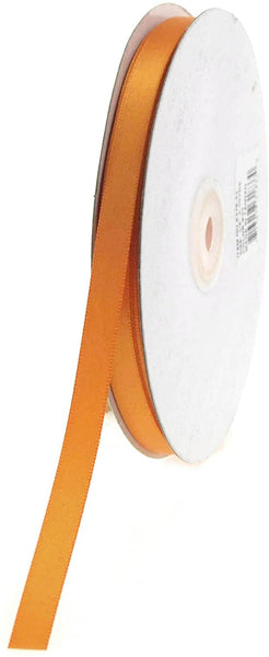 Double Face Satin Ribbon, 1/4-Inch, 50-Yard, Orange