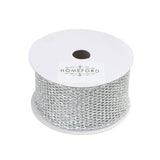 Metallic Tinsel Glitter Netting Mesh Christmas Ribbon, 2-1/2-Inch, 10 Yards