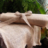 Natural Burlap Jute Fiber Tablecloths, Sheet, Wrapper, Table Runner