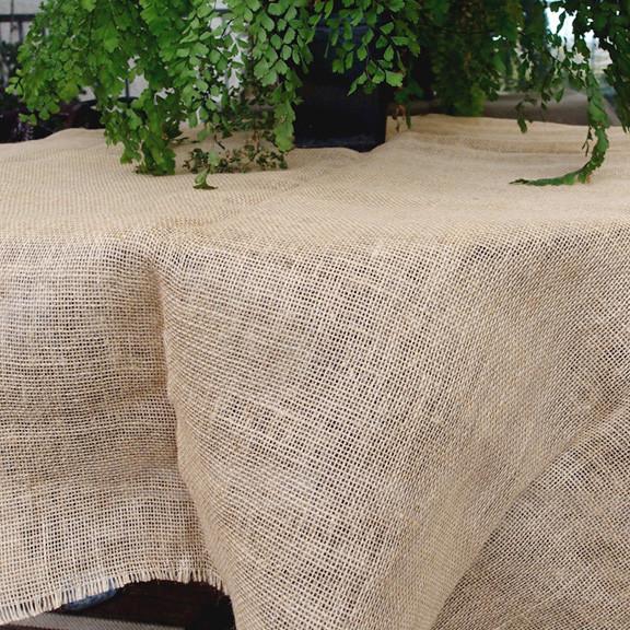 Natural Burlap Jute Fiber Tablecloths, Sheet, Wrapper, Table Runner