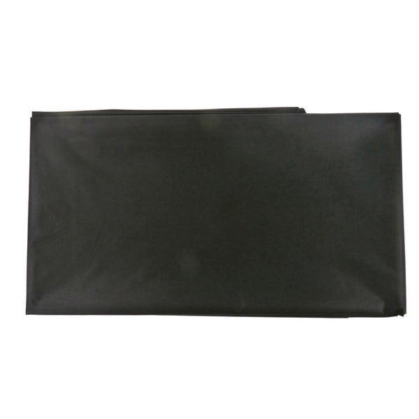 Plastic Table Cover, Rectangular, 54-Inch x 108-Inch, Black