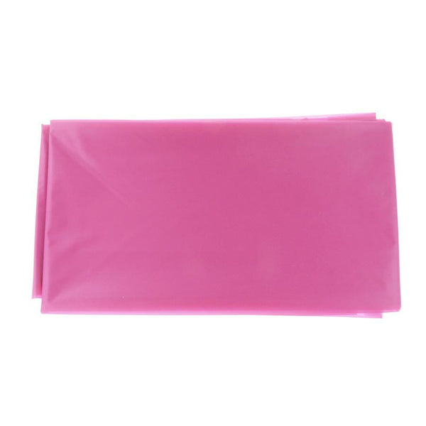 Plastic Table Cover, Rectangular, 54-Inch x 108-Inch, Fuchsia