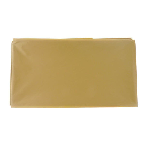 Plastic Table Cover, Rectangular, 54-Inch x 108-Inch, Gold