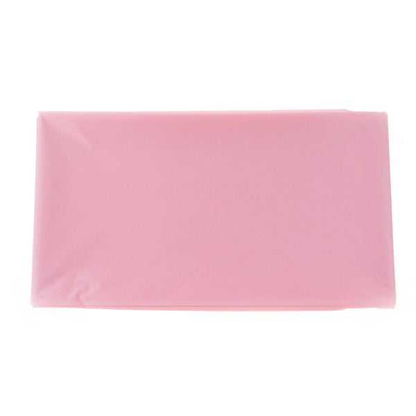 Plastic Table Cover, Rectangular, 54-Inch x 108-Inch, Light Pink