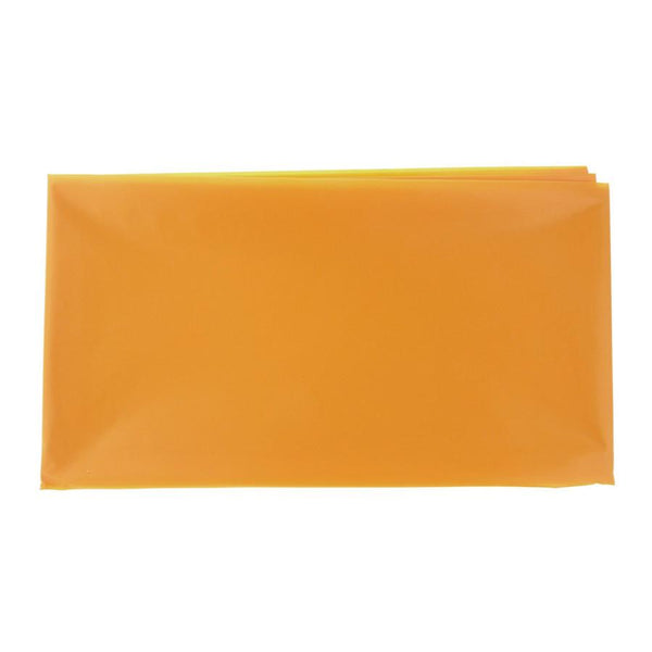 Plastic Table Cover, Rectangular, 54-Inch x 108-Inch, Orange