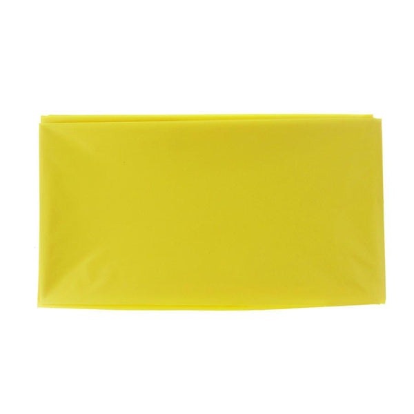 Plastic Table Cover, Rectangular, 54-Inch x 108-Inch, Yellow